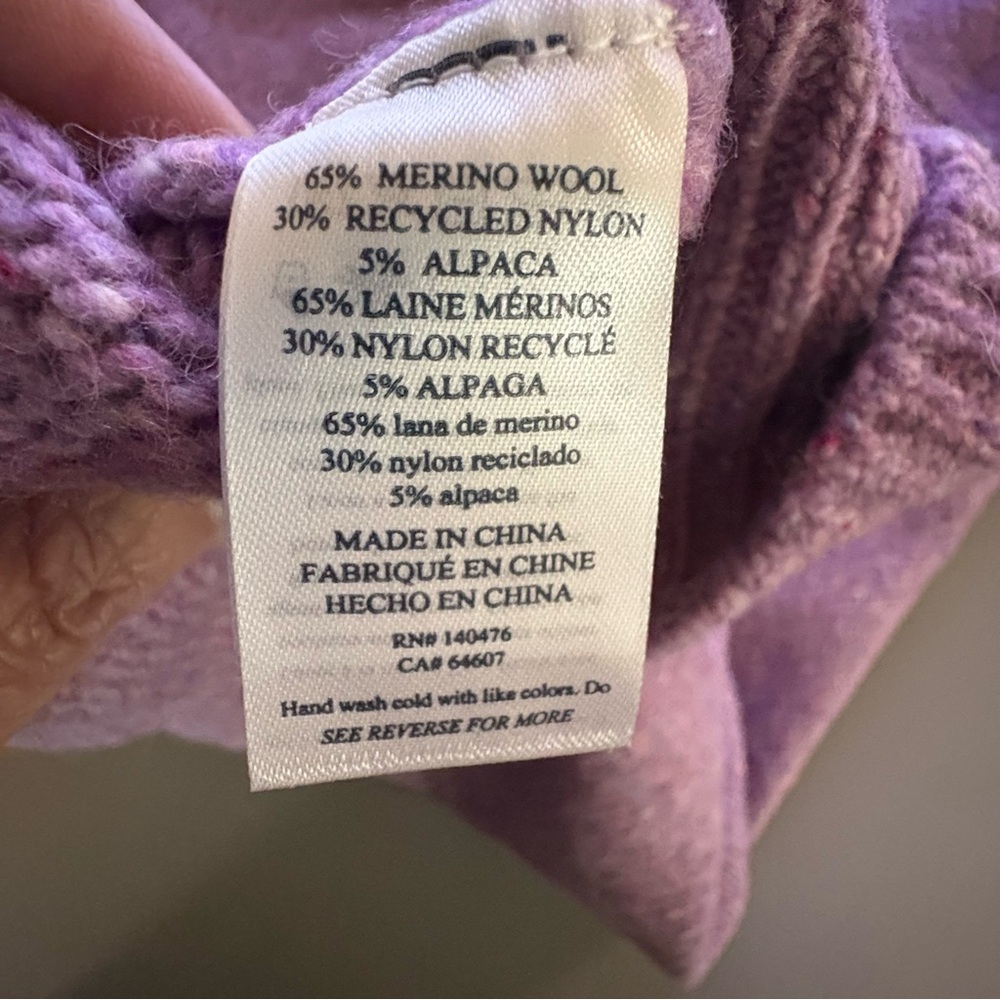 Faherty Boone wool alpaca sweater new sz med - Picture 7 of 7